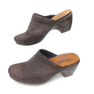 Naot Eden Clogs Women US 8 8.5 Metallic Brown Studded Western Country EU 39